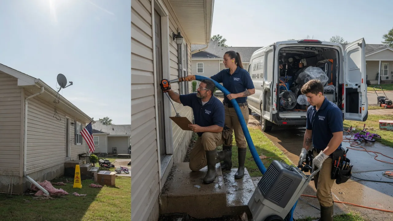 Ceiling Water Damage Restoration in Gilliam, LA near me