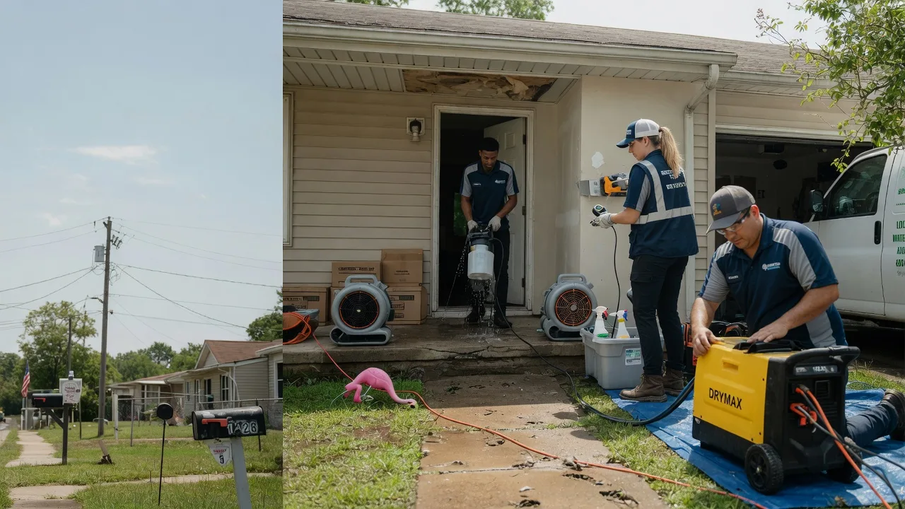 Storm Damage Water Removal in Gilliam, LA near me